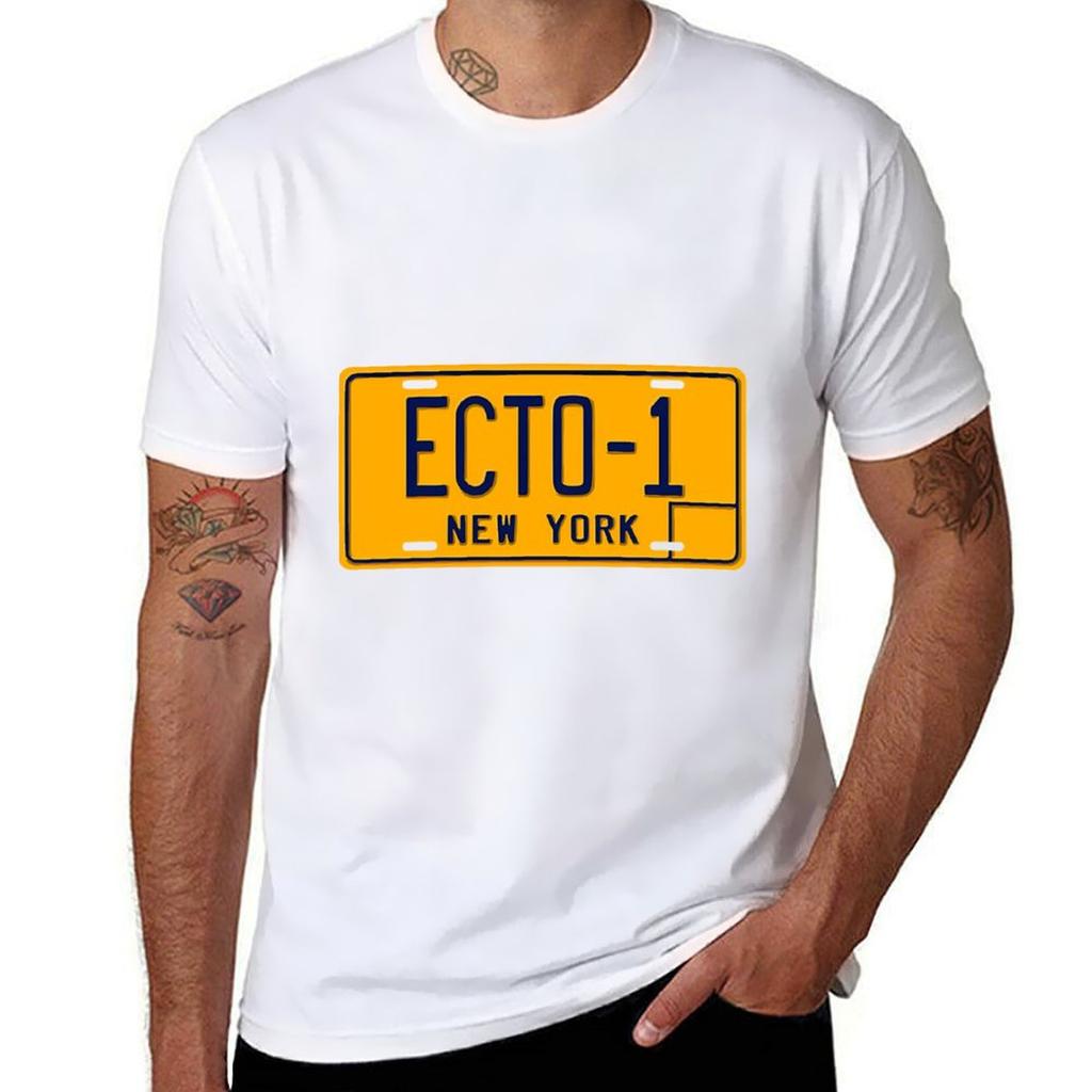 Ghostbusters Ecto1 Tshirt Fashion Casual Short Sleeve Tshirt