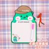 Cartoon Erasable Drawing Board Kids Graffiti Message Whiteboard Student Stationery Gift