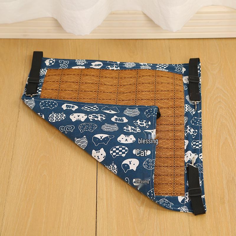 Adjustable Cat Hammock: Multi-Season Hanging Bed for Cage or Home Use