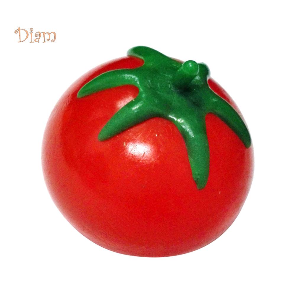 Giocattolo antistress in gomma a forma di occhio di pomodoro arancione, schiaccia la palla, divertente giocattolo da gioco, giocattoli antistress