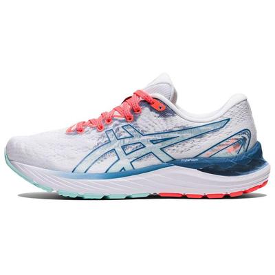 Women's Gel-Cumulus 23 White Grey Floss Running Shoes 1012B159-960