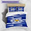 City Football Club Printed Pattern Duvet Cover Set – includes 1 duvet cover and 2 matching pillowcases Bedroom decor Christmas gifts
