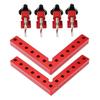 140mm Right Angle Woodworking Triangle Ruler & 120mm Clamping Combination Tool