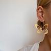 Elegant Gold Butterfly 3D Ear Cuff Earrings