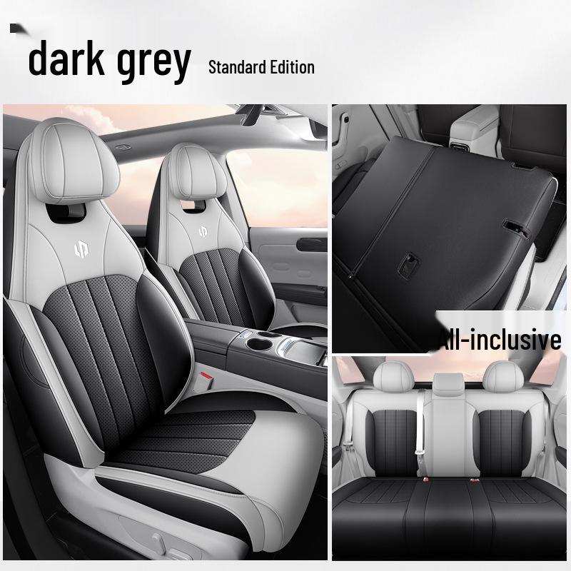 

Perforated Leather Car Seat Covers for Leapmotor C11 (2023-2025), Fully Enclosed, Vehicle-Specific Specific for 2023-2025 Leapmotor C11, Five Seater