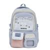 Schoolbag wholesale girl high value college wind backpack casual large capacity backpack junior high school girl high school student schoolbag