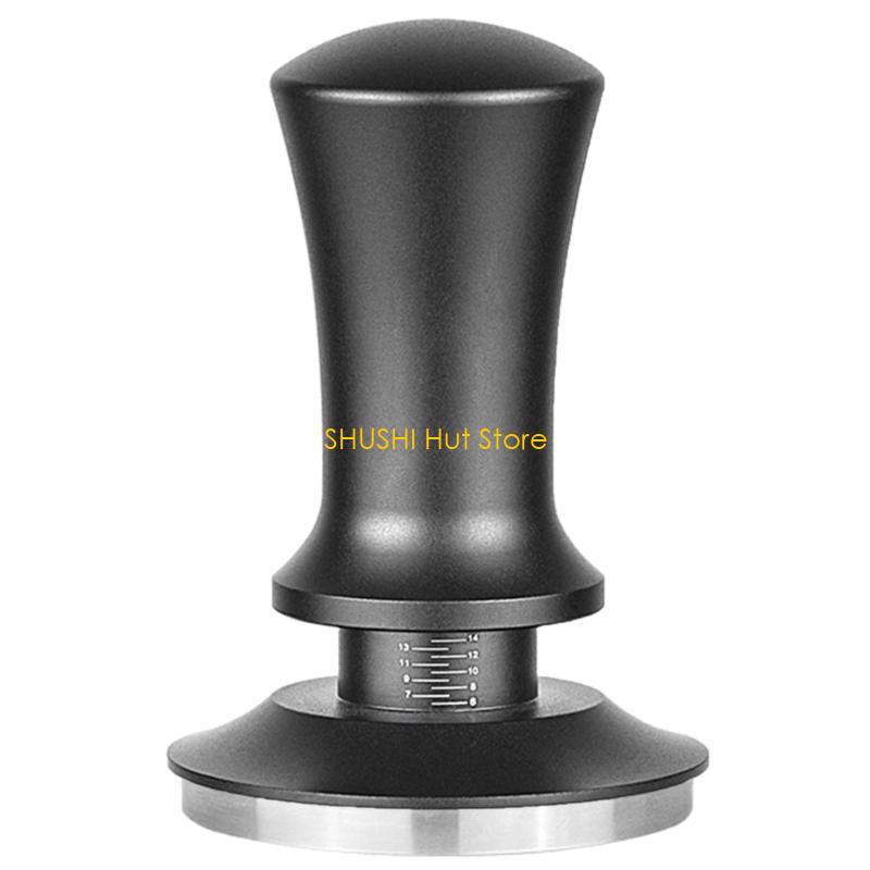 51mm 58mm Espressos Coffee Tamper Spring Loaded Stainless Steel Espressos Tamper D57B