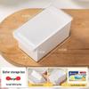 Japanese-Style Cheese Storage Box with Butter Cutter and Lid for Refrigerator