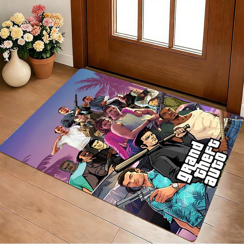 Gta V Living Room Non-Slip Area Rug Soft Carpet for Bedroom Game Playroom Sofa Office Home Decor Doormat Christmas Gift C9211700