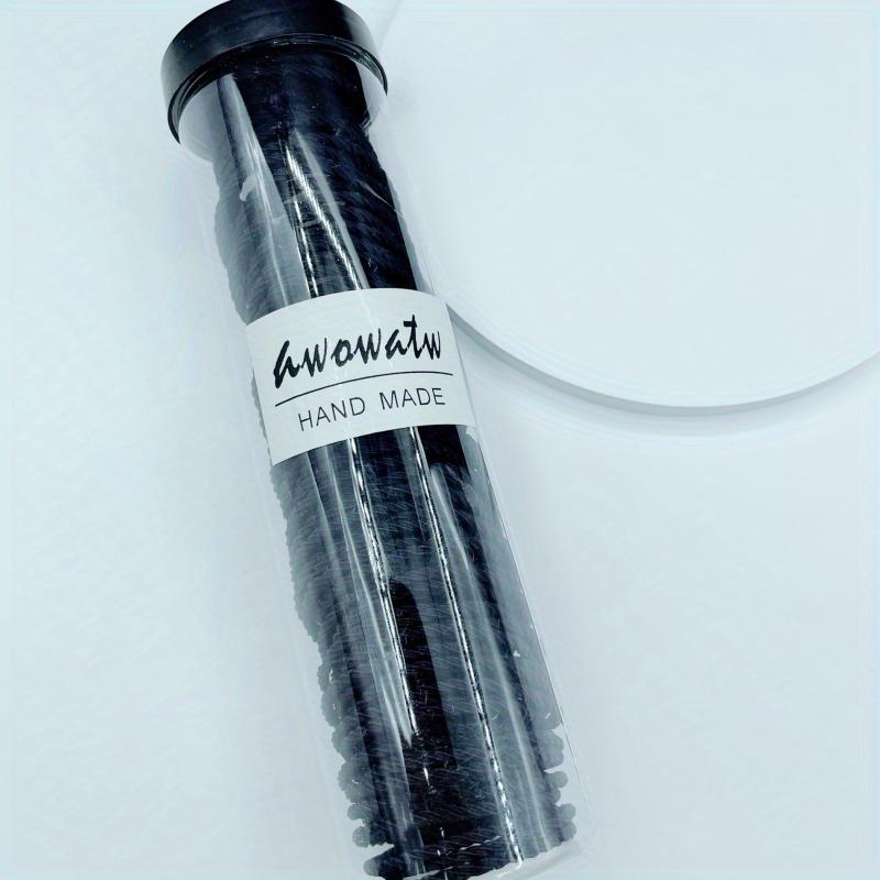 

100 шт. бесшовные резинки для волос эластичные резинки для волос простые универсальные веревки для волос нескользящие резинки для волос чёрный