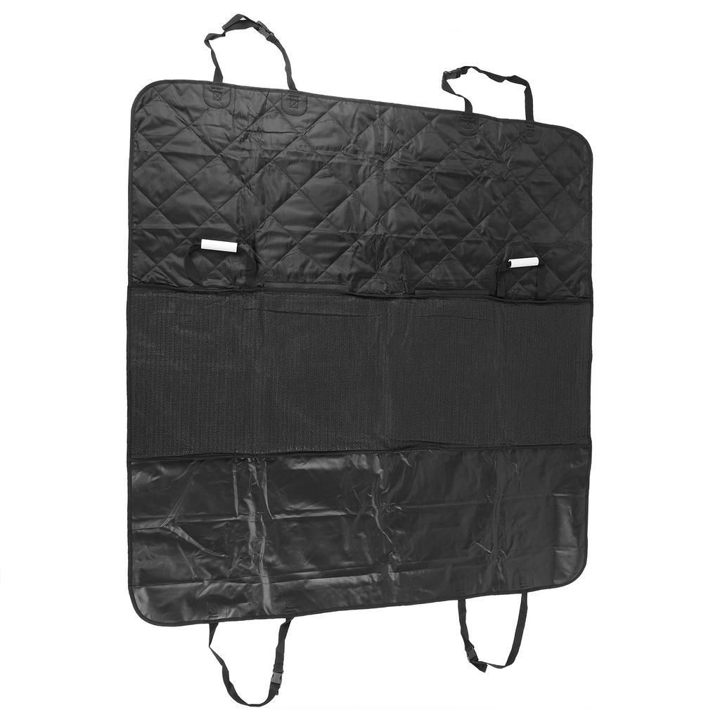 Haustier Auto Matte Wasserdicht Hund Fracht SUV Liner Verschleißfesten Haustier Auto Sitz Abdeckung Hängematte(Schwarz M)