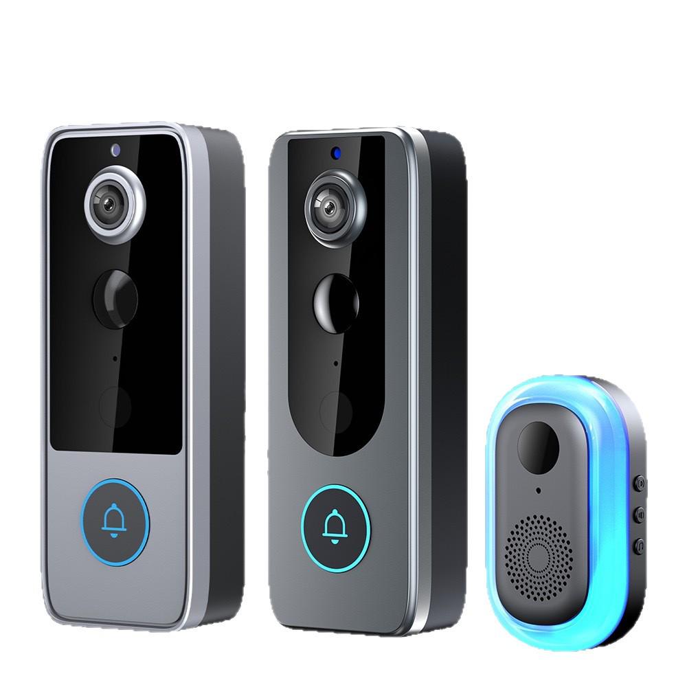 Wireless Video Doorbell with Infrared HD Night Vision and Smart Remote Monitoring