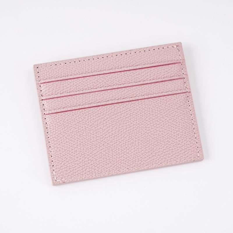Dünner Kartenhalter Geldbörse für Damen & Herren, PU-Leder Multi-Kartenhalter Etui, Bank Business Kreditkarten Tasche