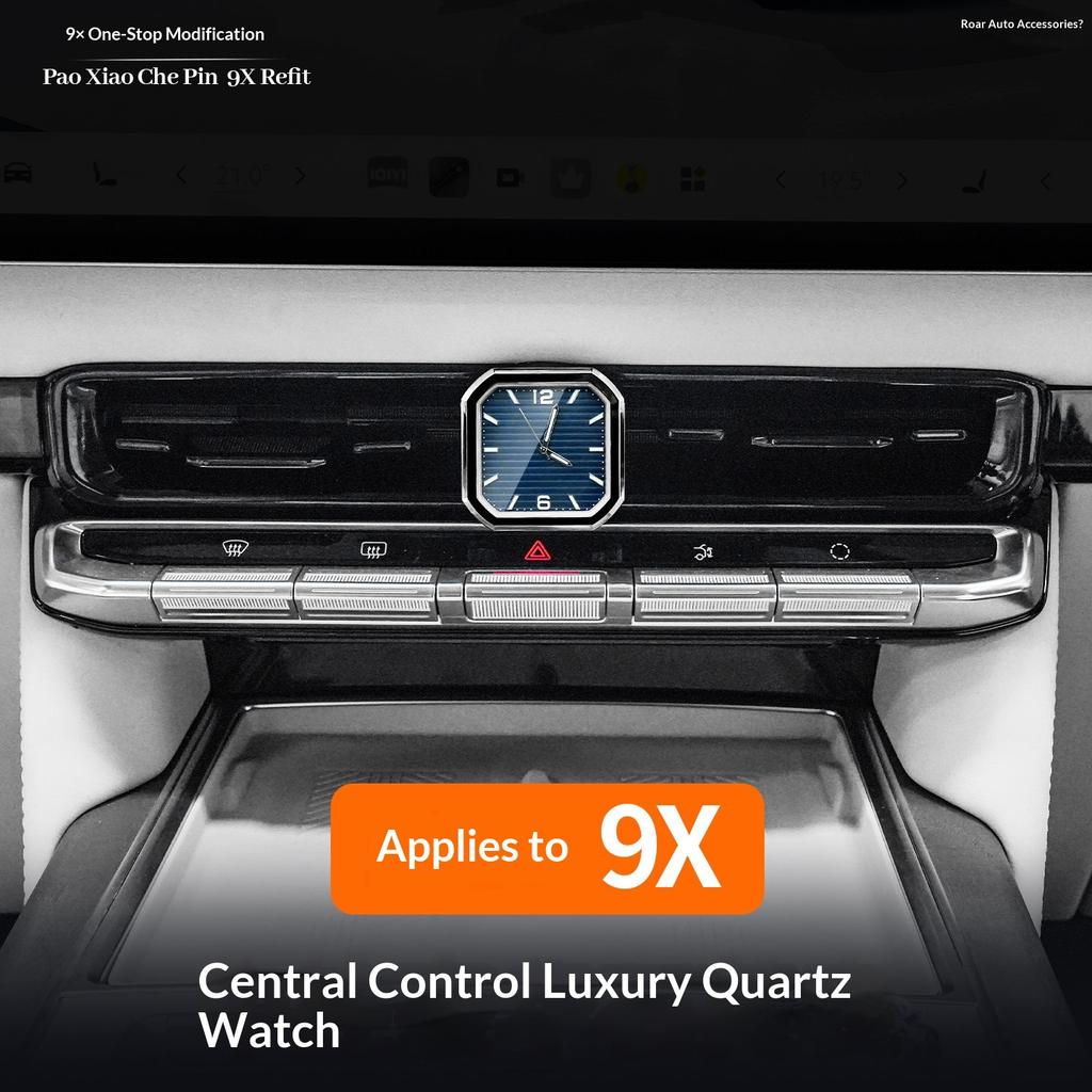 Adatto per ZEEKR 9X 2025 Modifica Upgrade Orologio Elettronico al Quarzo per Console Centrale Auto Decorazione Interna