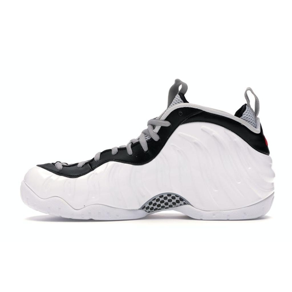 Nike Air Foamposite Pro Chrome White Unisex Sneakers Black University-Red 624041-103
