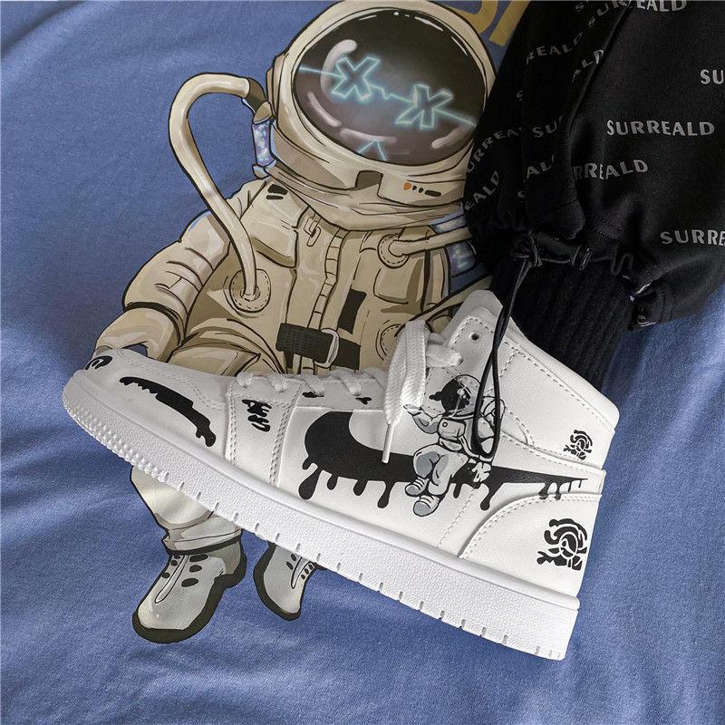 Zapatos Hombre Otoño e Invierno Nueva Tendencia Aj Air Force 1 Sneakers  Space Astronaut High-top Casual Sports Shoes comprar a buen precio —  entrega gratuita, reseñas reales con fotos — Joom