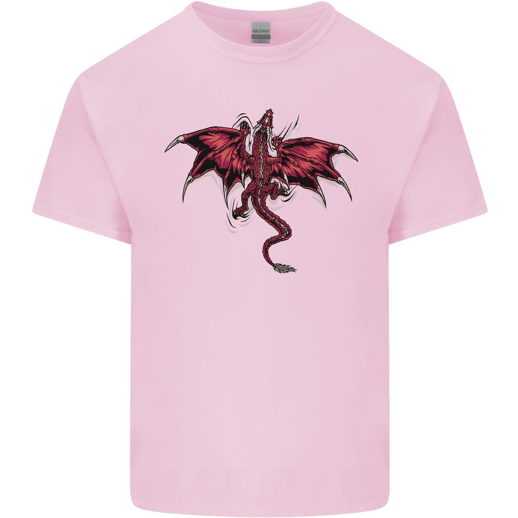 A Dragon Climbing the Material Unisexs Light Cotton TShirt