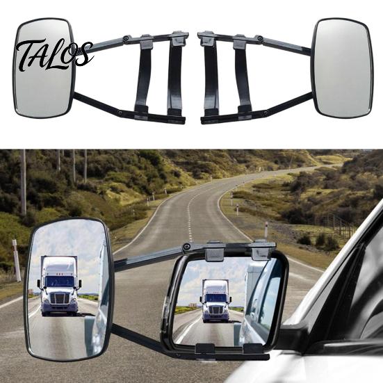 Replacement Side Mirror for RV Universal Towing Extender, Clip-on View Safety Mirror, Adjustable Extra Truck Large Field of SUV And Trailer Extension