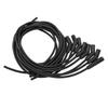 45 degrees  135 degrees  Sparking Plug Ignition Wire Set with Dustproof Cover High Performance 8.5mm Diameter