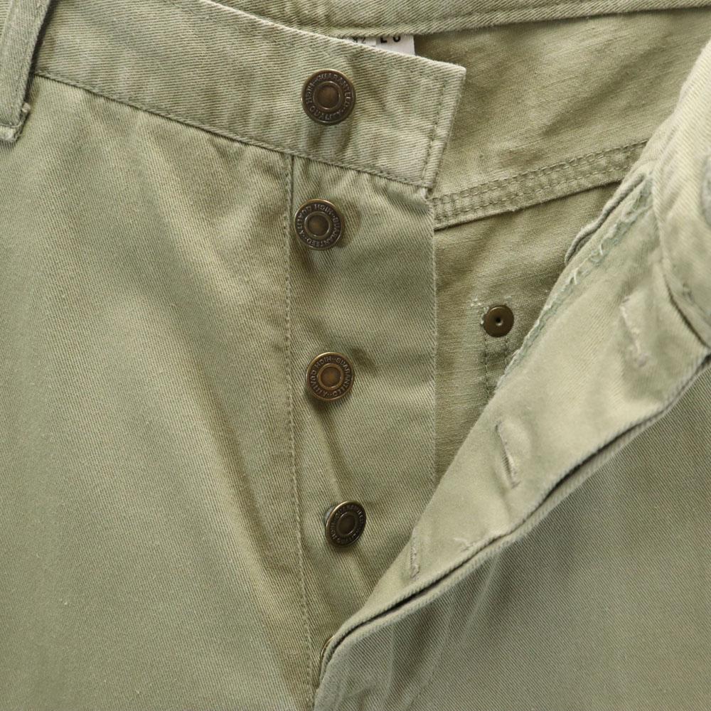 Needles Made In Japan Military Pants W32 Khaki Button Fly Men's Used