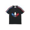 Originals MENS Tricol Logo Printed Crew Neck Short Sleeve Black Men's GQ8920