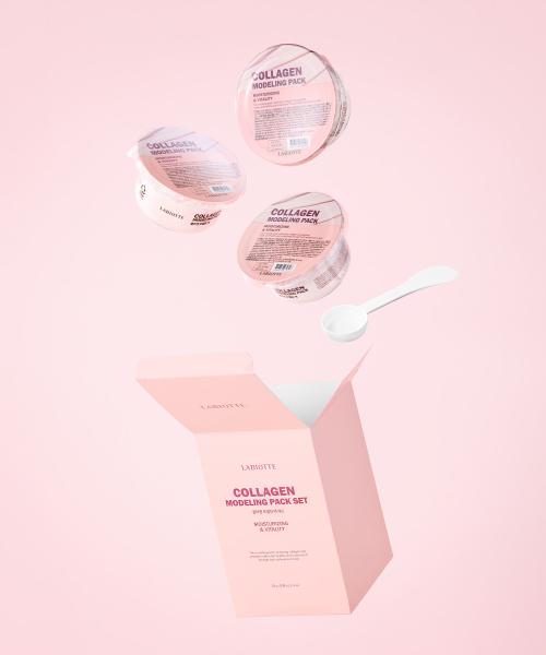 Labiotte Collagen Modeling Mask (3pcs)