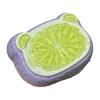 Yousheng Bear Cake Squeeze Toy Stress Relief Simulated Jelly Orange Cake Sensory Toy Soft Stretchy Food Shape Home Office Desk