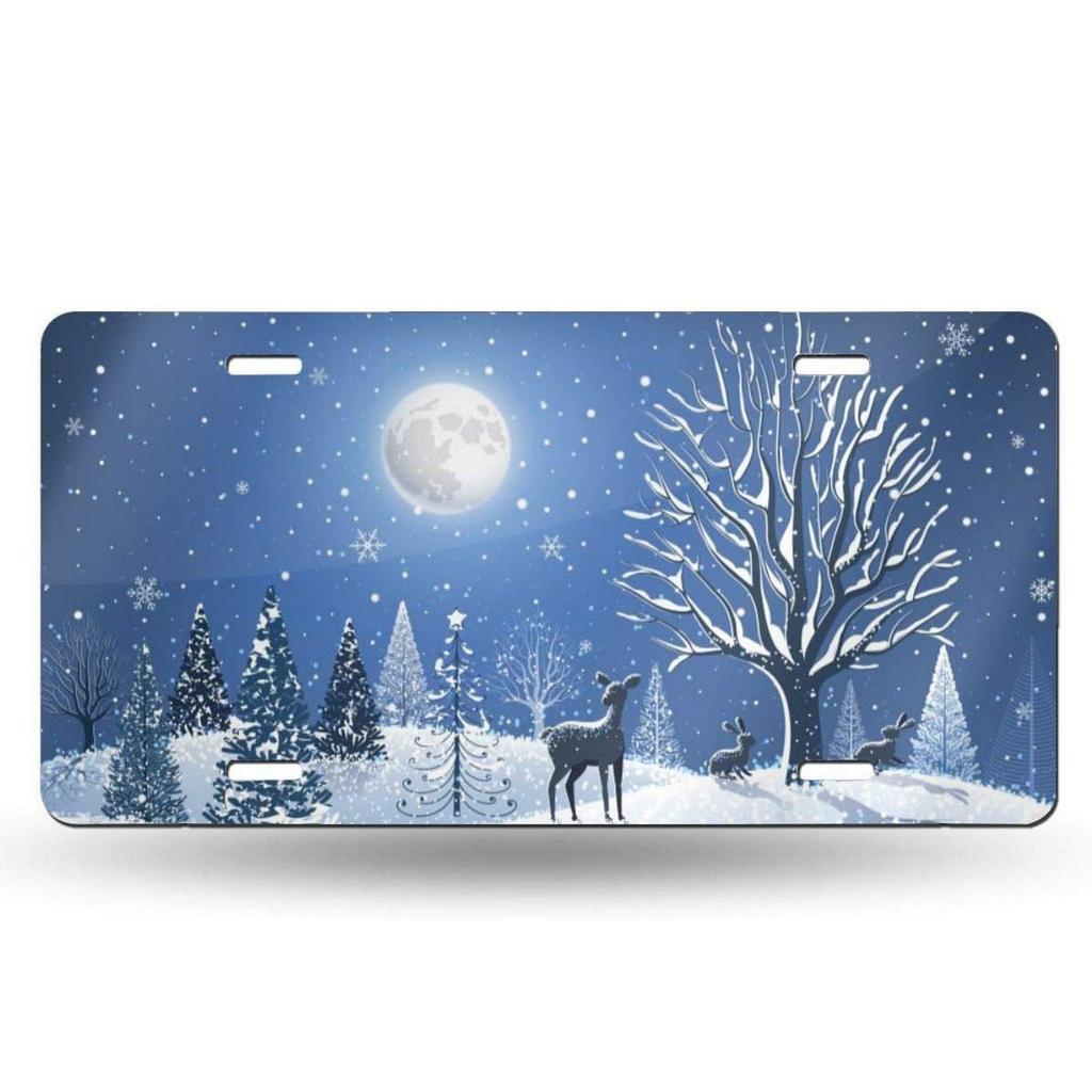 License Plates Sant Claus Metal Tin Signs for Wall Decoration Vintage Tags Metal Automotive Signs For Cafe Bar Club Garage Pu