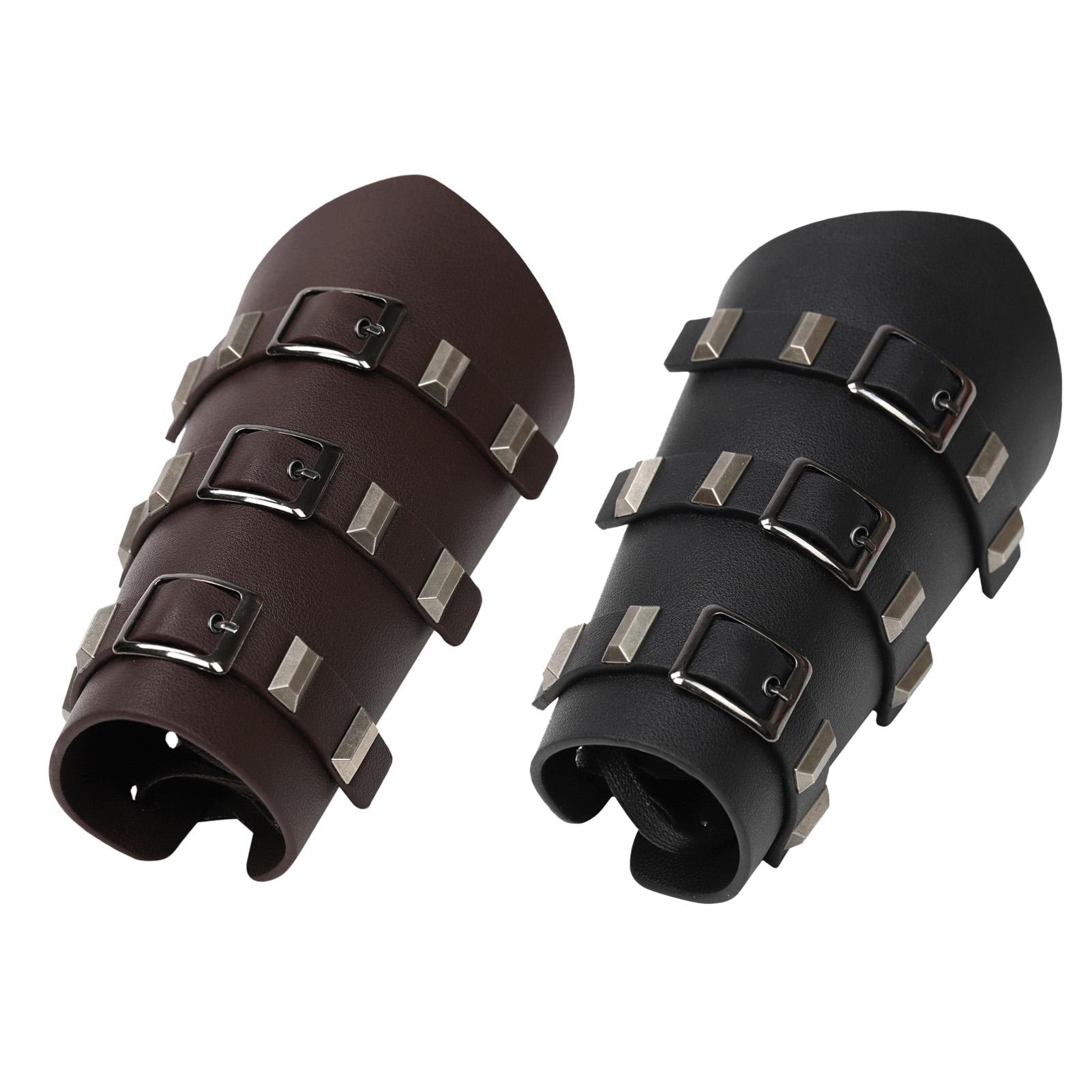 

Средневековые кожаные наручи, средневековые браслеты рыцаря викингов в стиле ретро для мужчин и женщин