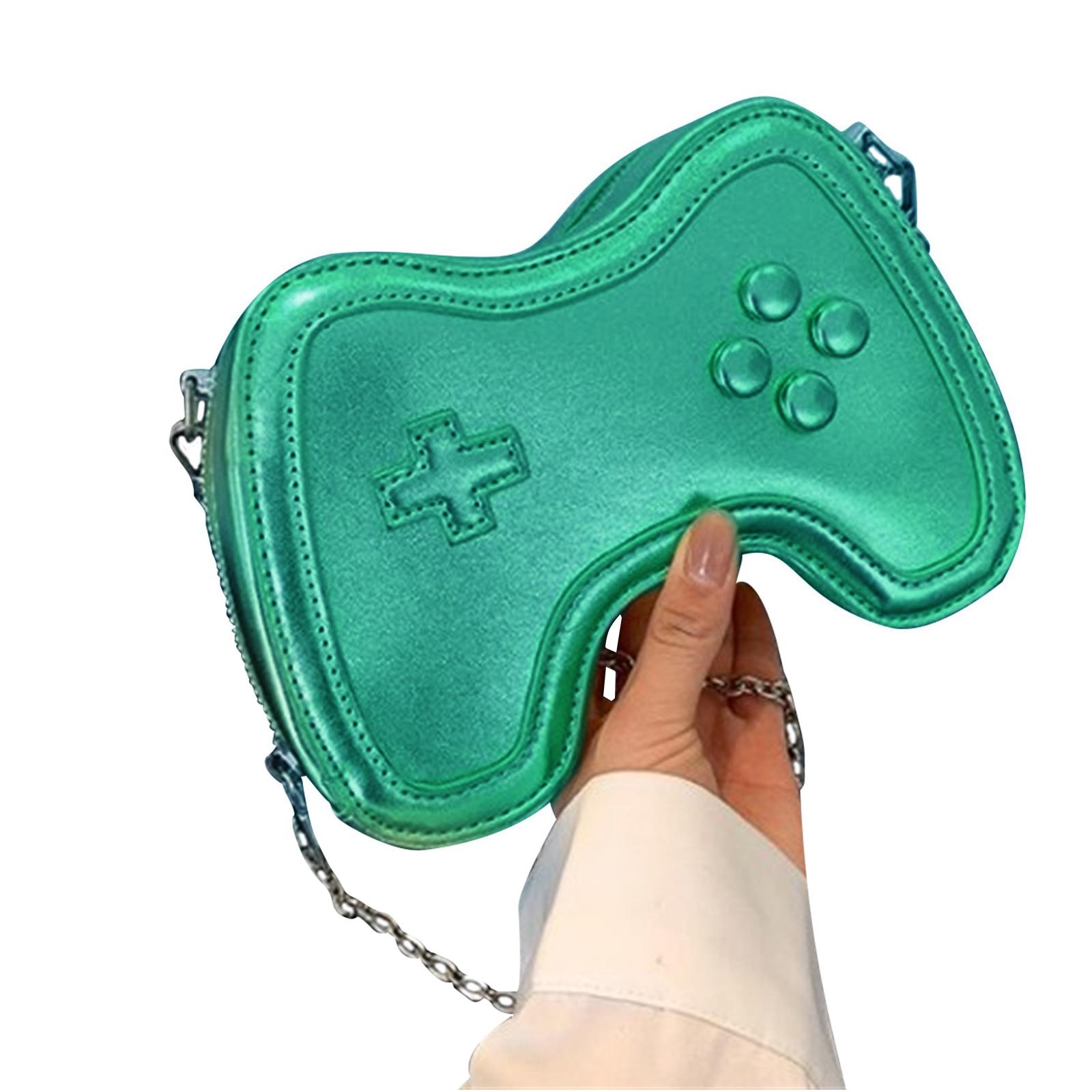 

Модная сумка через плечо в форме геймпада, сумки на цепочке из искусственной кожи, космическая сумка для девушек и женщин, сумки через плечо, креативный женский кошелек