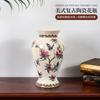 American retro blue and white ceramic vase, home living room foyer decoration, floral arrangement, light luxury, Chinese high-en