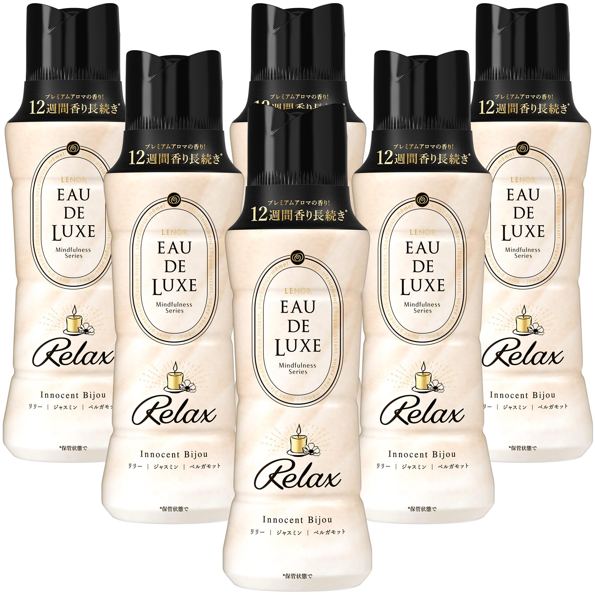 

Ароматизированные бусины Lenore Eau de Luxe Mindfulness Series Relax Body 520 мл x 6 флаконов