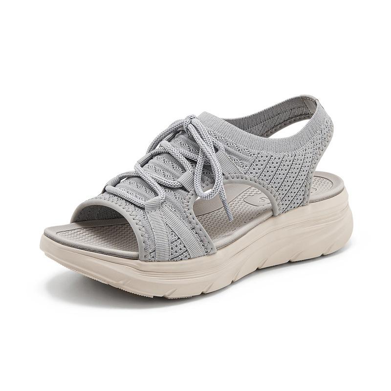 European And American Fashion Breathable New Sports Md Casual Strap Solid Color Women's Sandals Comfortable Large-Size Sandals