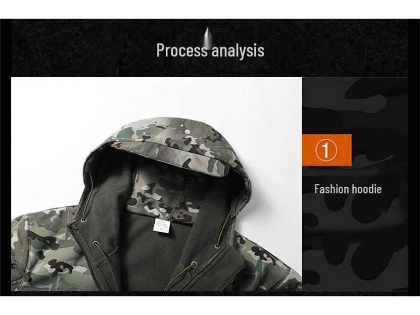 Męska taktyczna kurtka softshellowa wiatrówka American Tactical - Wodoodporna, wiatroszczelna, wszechstronna