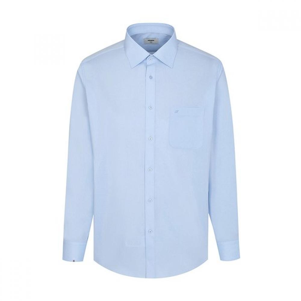 

Renoma Regular Fit Polyester Spandex Twill Solid Blue Shirt Rpssg1001 Bu 110