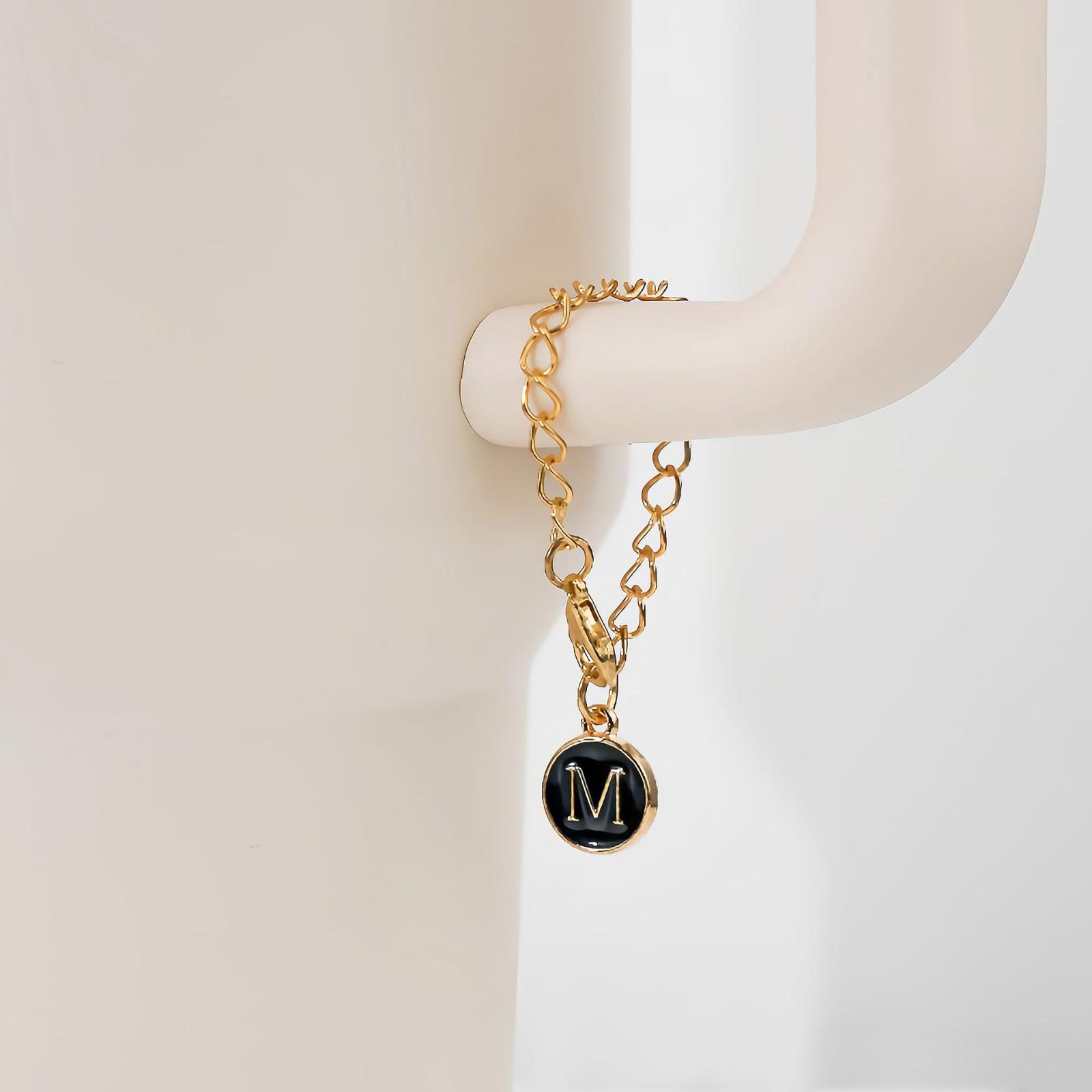 2 шт. аксессуары-подвески с буквами для чашки — фото 3