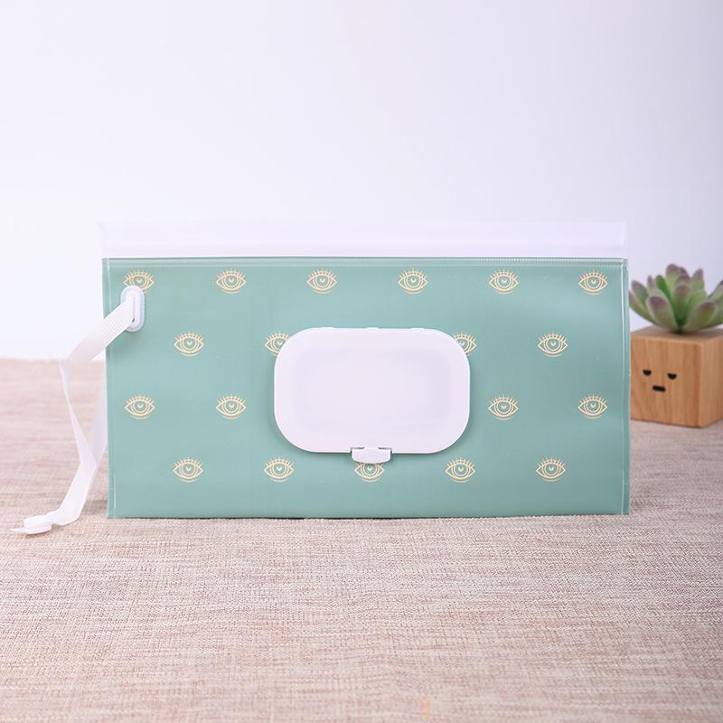 1pcs Reusable EVA Wipes Case Portable, Colorful Travel Pouches with Flip Lid | Easy One-Handed Opening for Strollers & Home