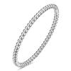 High-end Bamboo Bracelet for Women, Versatile Round Bead Bracelet, Titanium Steel Buckle Opening