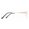 Full Rim Square Silver Smartbuy Collection Bibeth T3032 C4 Fashion Women Eyeglasses