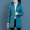 Winter Down Cotton Jacket Thick Warm Parkas Women Hooded Coat Long Sleeve Casual Overcoat Cotton-Padded Jacket Female Outerwear