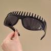 Leopard Print Glasses Hair Band Sunscreen Women Hair Hoop Elegant Summer Sunglasses  Women
