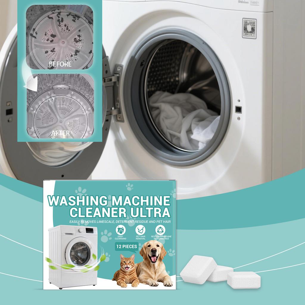 Waschmaschinen-Reinigungstuch, Sanfte Fleckenentfernung und Entkalkung, Haushalts-Trommelwaschmaschine Reinigungs- und Schutzreinigungstuch