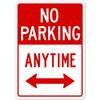 Vintage No Parking Anytime Metal Tin Signs Posters Plaque Iron Painting Decoration for Garage Outdoors Home Club Bar Wall Decor