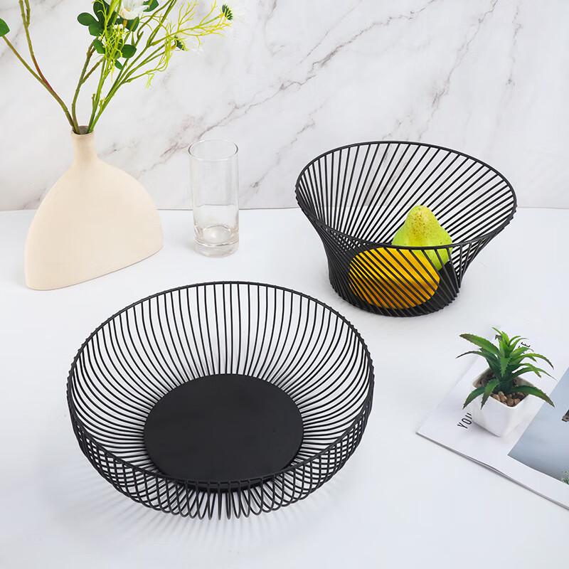 Nordic Iron Art Petal Fruit Basket