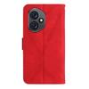 For Honor 400 5G (Global) Case Skin Touch Lines Imprinted PU Leather Flip Phone Cover
