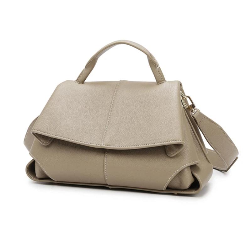 Modische geraffte Damen Handtaschen Designer Klappen Schultertaschen Luxuriöse PU-Leder Umhängetasche Hohe Qualität Pendler Tasche 2025