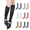 Solid Color Combed Cotton Socks Breathable Women's Socks New Thin Leg Socks
