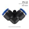 High-Pressure PE Tee & Reducer Pneumatic Quick-Fit Fittings for Air Pipe