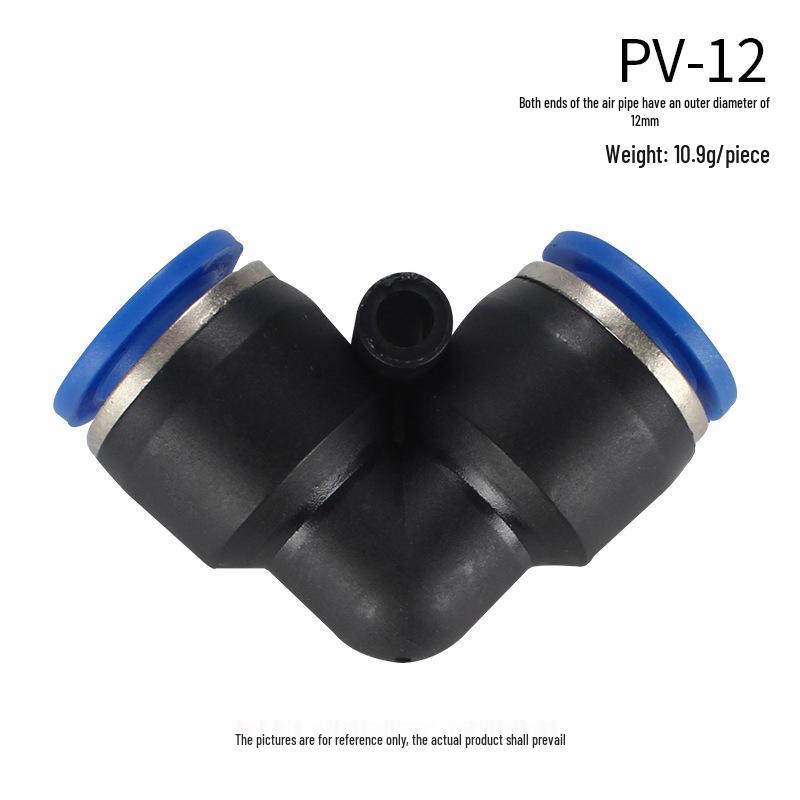 High-Pressure PE Tee & Reducer Pneumatic Quick-Fit Fittings for Air Pipe