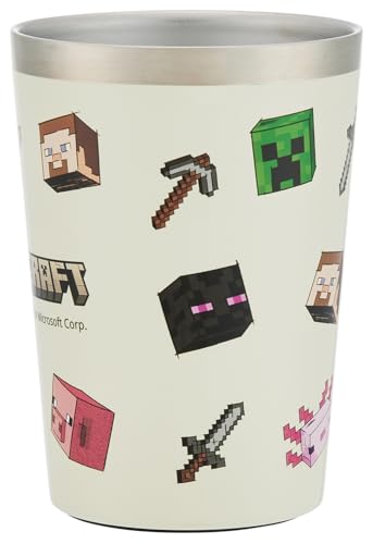 Skater Convenience Store Coffee Stainless Steel Tumbler, Medium, Insulated for Hot and Cold Drinks, Minecraft Explore More, Minecraft STCV2